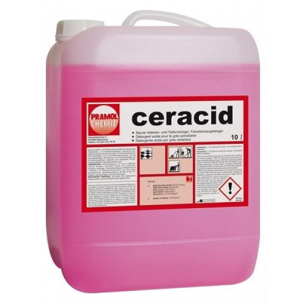 Кислотное чистящее средство для изделий из керамогранита Pramol CERACID 10 л